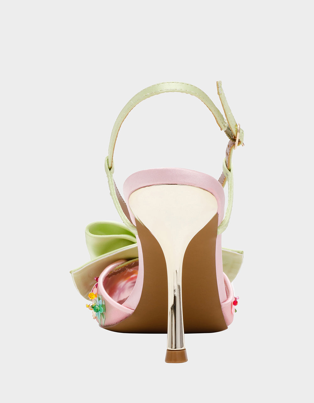 Betsey Johnson Trending | MELISA PINK MULTI Women's Floral Bow Stiletto Heel
