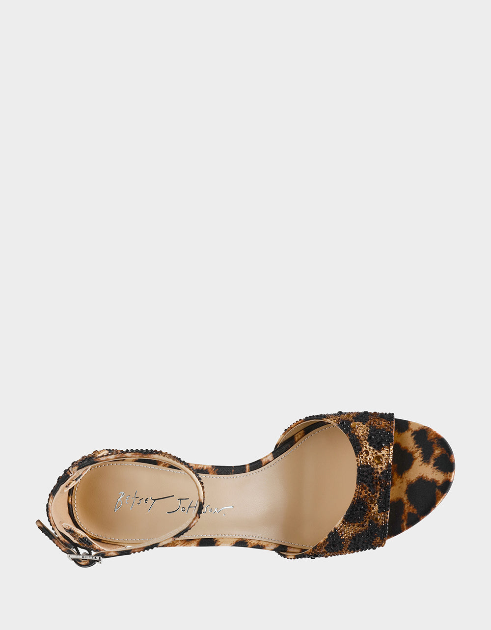 Betsey Johnson Smart Buy | KAMI LEOPARD Block Heel Open Toe Women's Heel