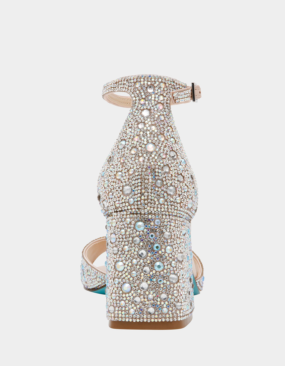 Betsey Johnson Deals | KAMI RHINESTONE Block Heel Open Toe Women's Heel