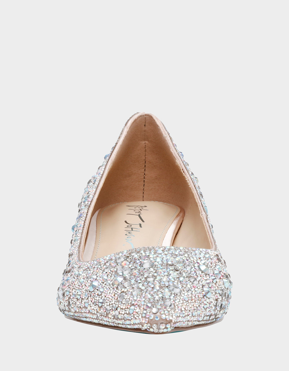 Betsey Johnson Discount | SCOUT RHINESTONE Bridal Kitten Heel