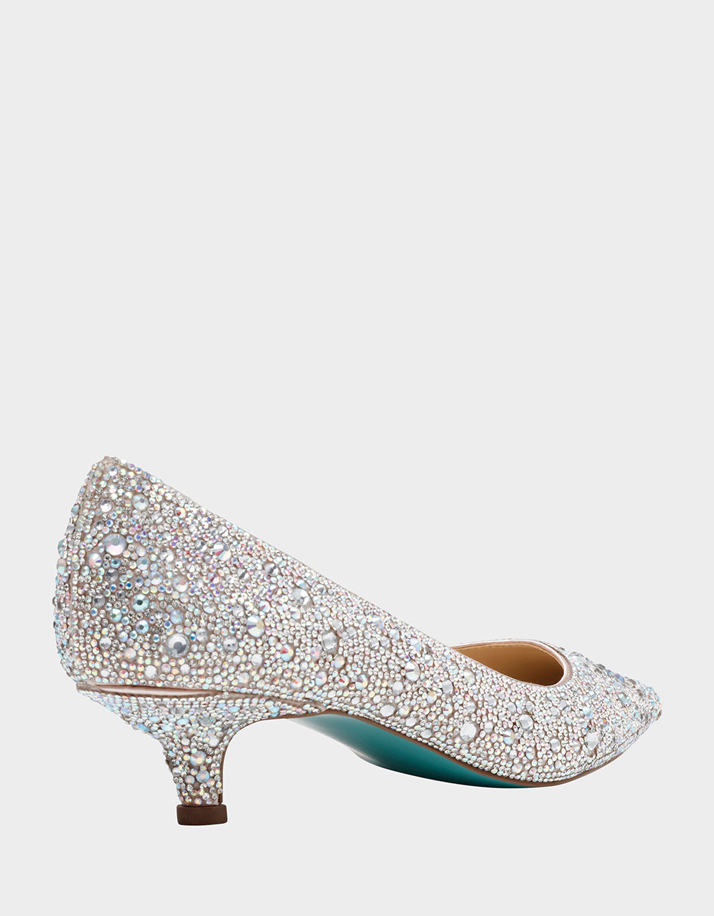 Betsey Johnson Discount | SCOUT RHINESTONE Bridal Kitten Heel