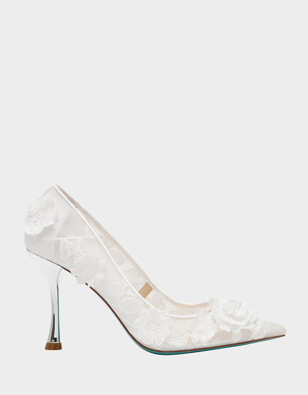 Betsey Johnson Trending | AIMEY Ivory Pointed-Toe Stiletto Pump Heel
