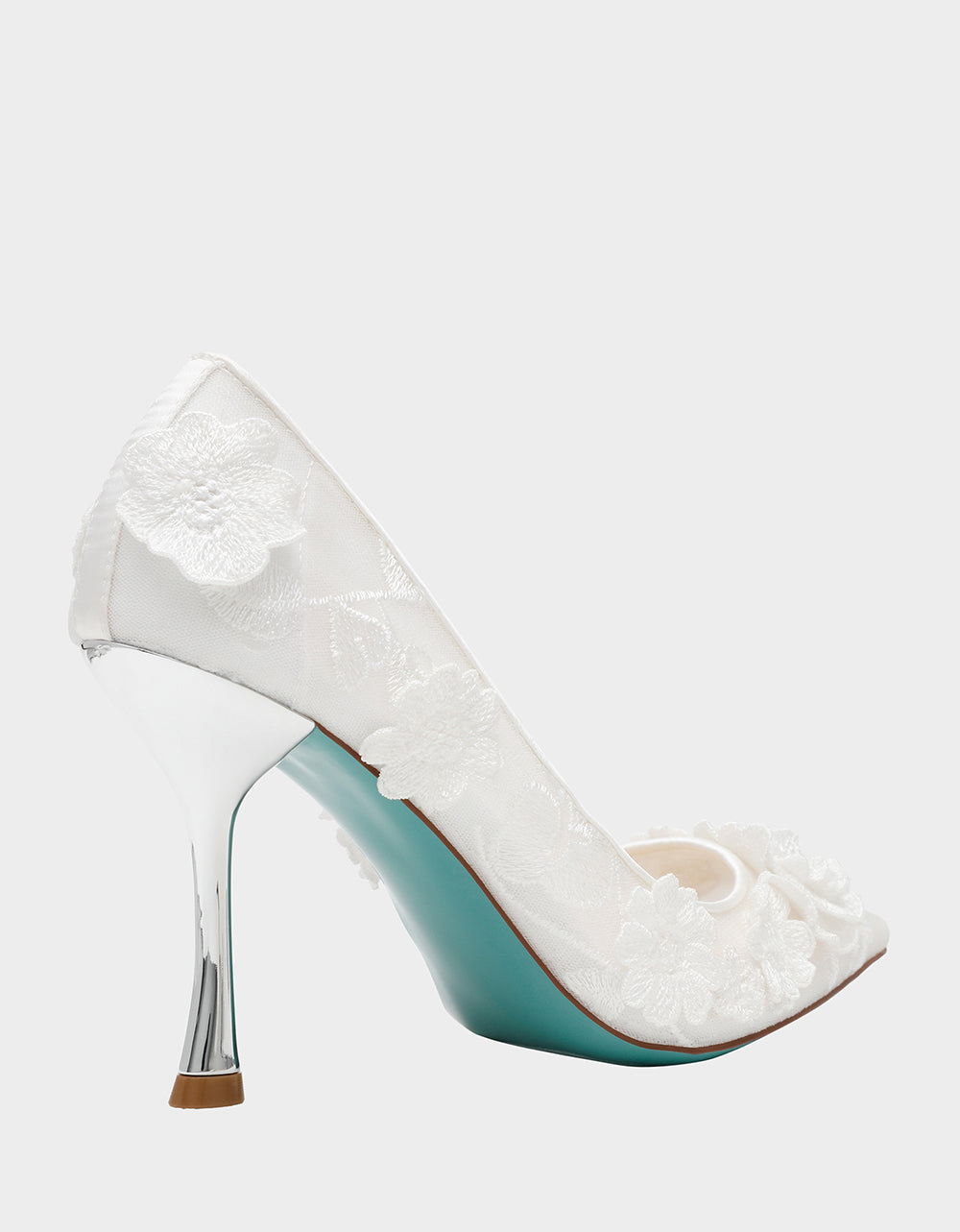 Betsey Johnson Trending | AIMEY Ivory Pointed-Toe Stiletto Pump Heel