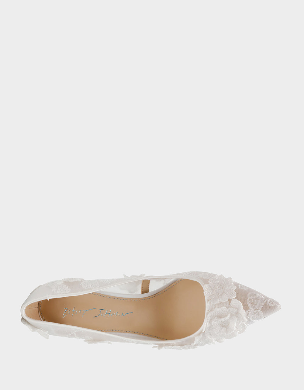 Betsey Johnson Trending | AIMEY Ivory Pointed-Toe Stiletto Pump Heel
