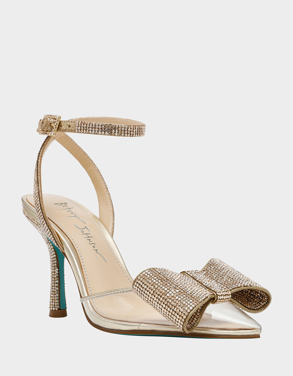 Betsey Johnson Signature | HART LIGHT GOLD Bow Heels
