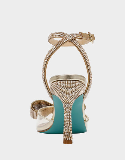 Betsey Johnson Signature | HART LIGHT GOLD Bow Heels
