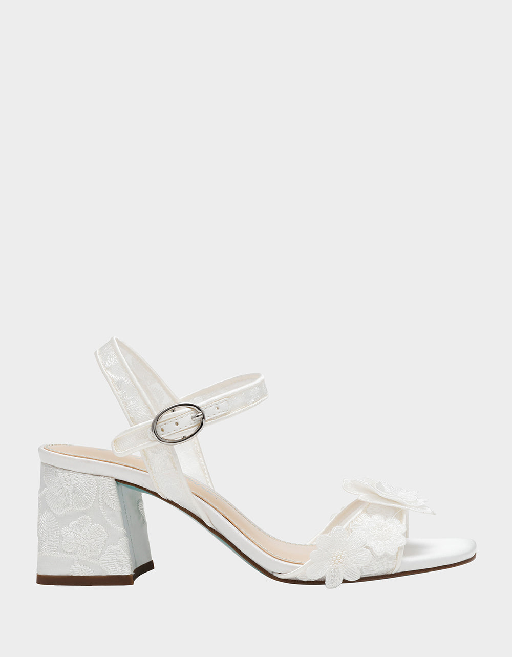 Betsey Johnson Value | BLARE IVORY Square-Toe Block Heel