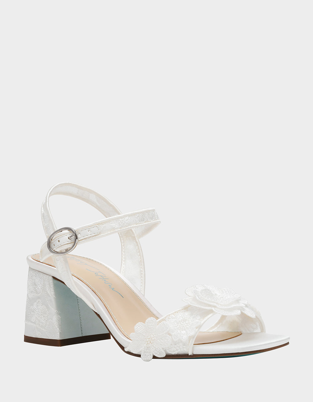 Betsey Johnson Value | BLARE IVORY Square-Toe Block Heel