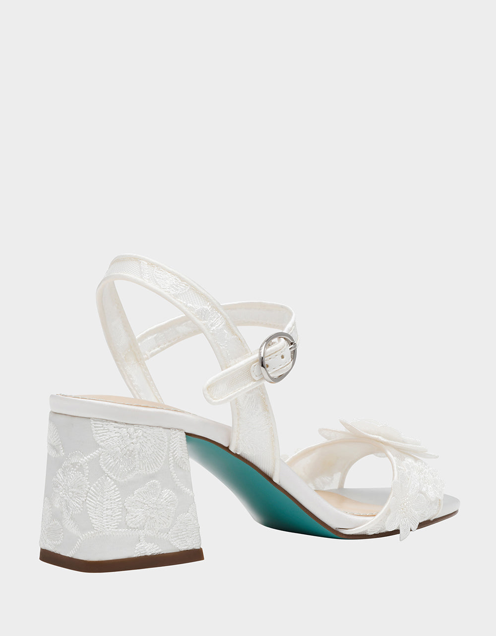 Betsey Johnson Value | BLARE IVORY Square-Toe Block Heel