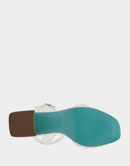 Betsey Johnson Value | BLARE IVORY Square-Toe Block Heel