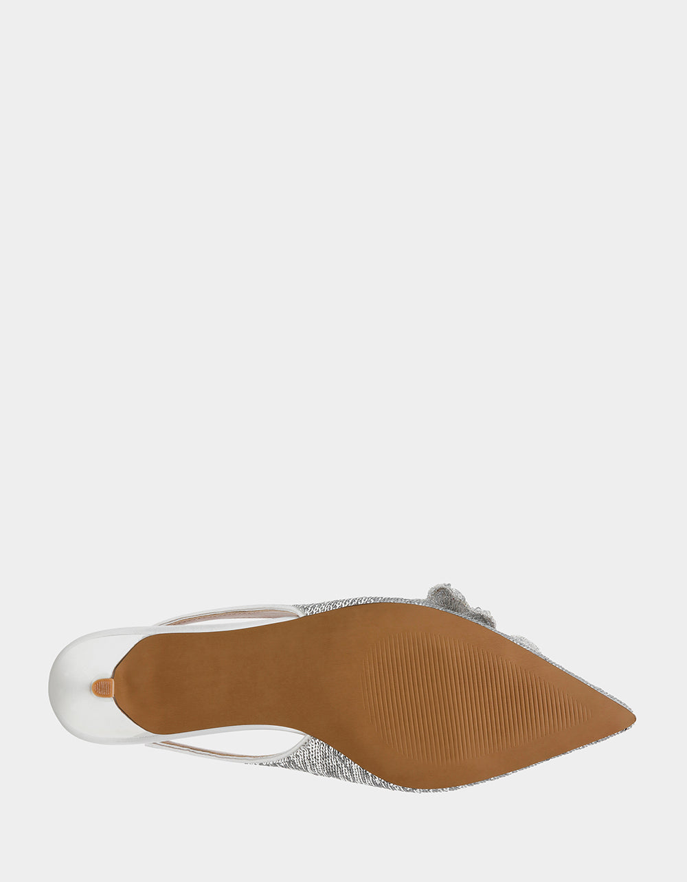 Betsey Johnson Premium | AURORRA SILVER Sequins Kitten Heel