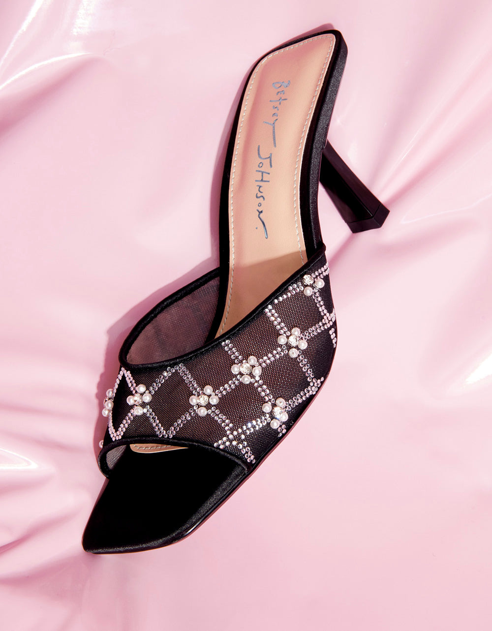 Betsey Johnson Recommended | EMM BLACK Slip-On Mule