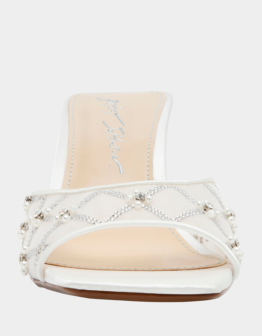 Betsey Johnson Exclusive | EMM IVORY Slip-On Mule Sandal
