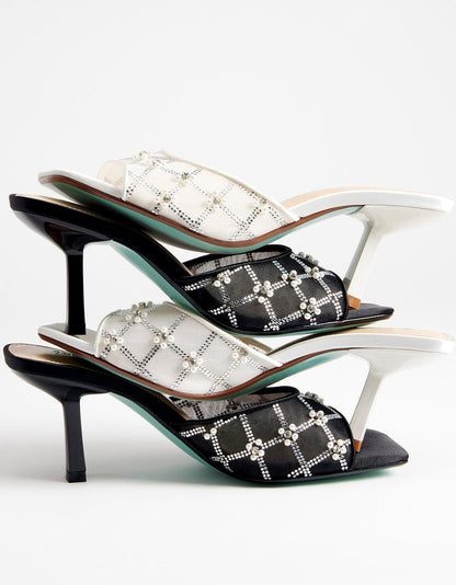 Betsey Johnson Exclusive | EMM IVORY Slip-On Mule Sandal