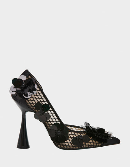 Betsey Johnson Quality | NASH BLACK Pointed Toe Heel