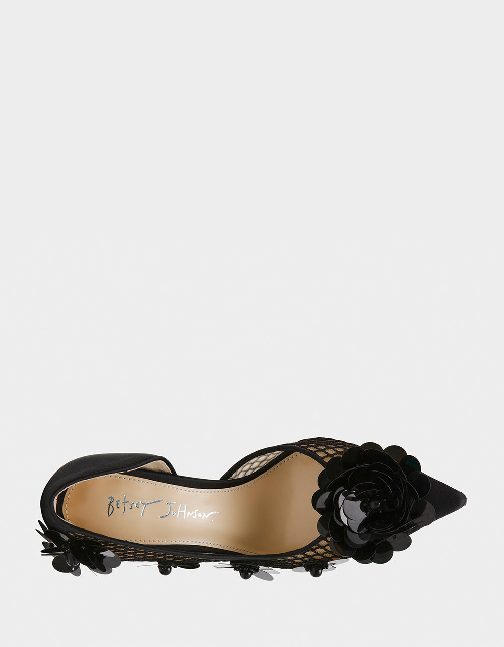 Betsey Johnson Quality | NASH BLACK Pointed Toe Heel