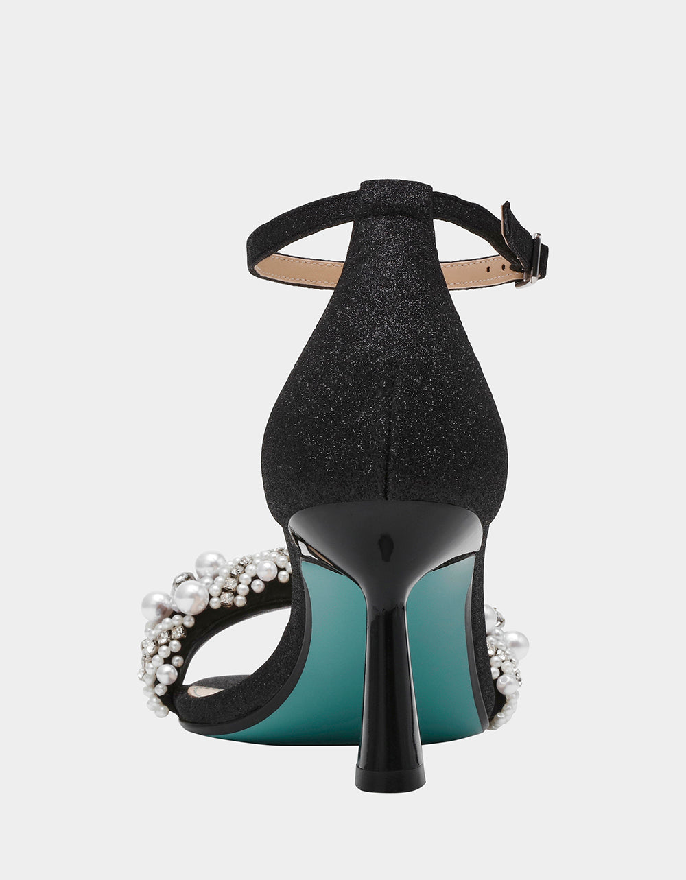 Betsey Johnson Latest | MILO BLACK Embellished Kitten Heel