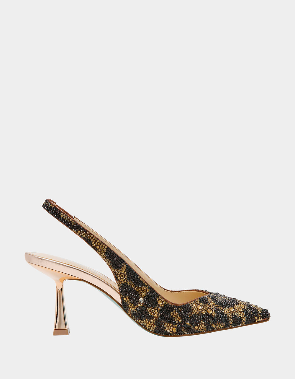 Betsey Johnson Top Pick | CLARK LEOPARD Slingback Women's Kitten Heel