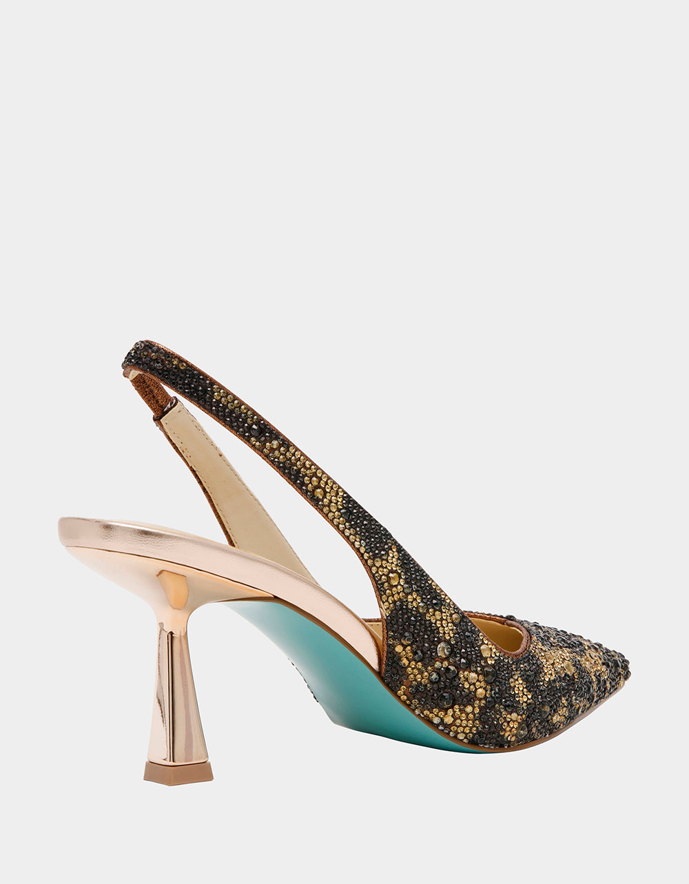 Betsey Johnson Top Pick | CLARK LEOPARD Slingback Women's Kitten Heel