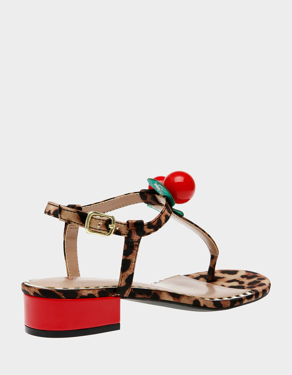 Betsey Johnson Great Value | ASBURY LEOPARD Cherry Sandal