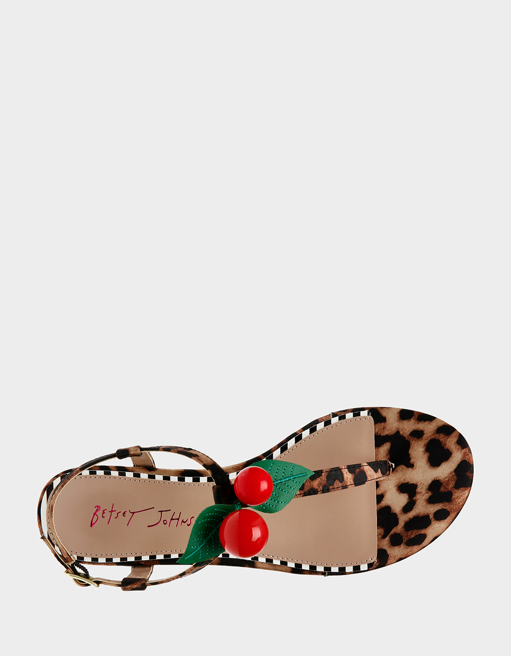Betsey Johnson Great Value | ASBURY LEOPARD Cherry Sandal