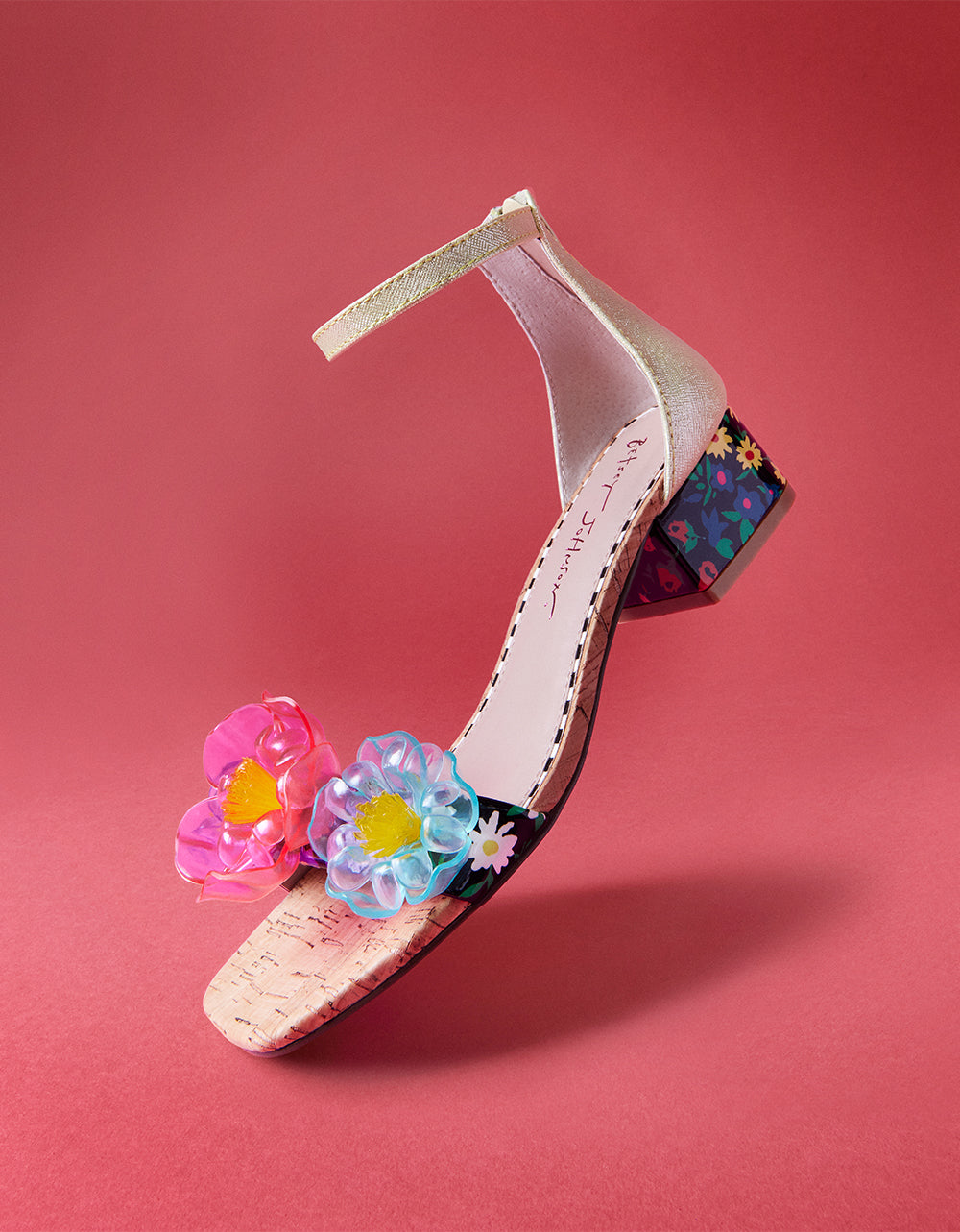 Betsey Johnson Value | OAKLEE GREEN MULTI Floral Sandal