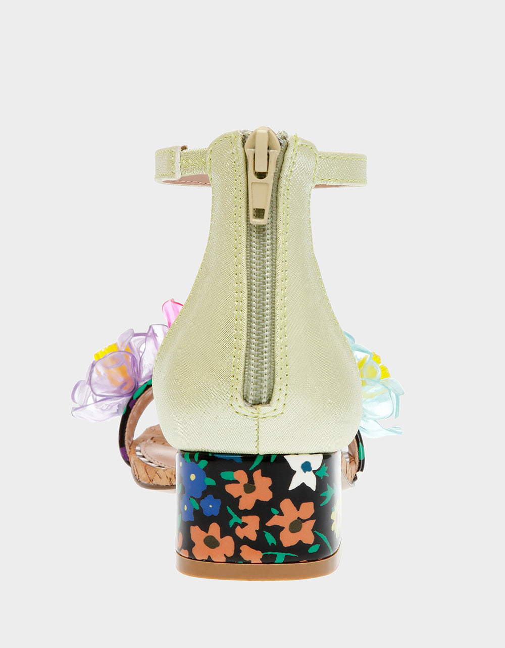 Betsey Johnson Value | OAKLEE GREEN MULTI Floral Sandal