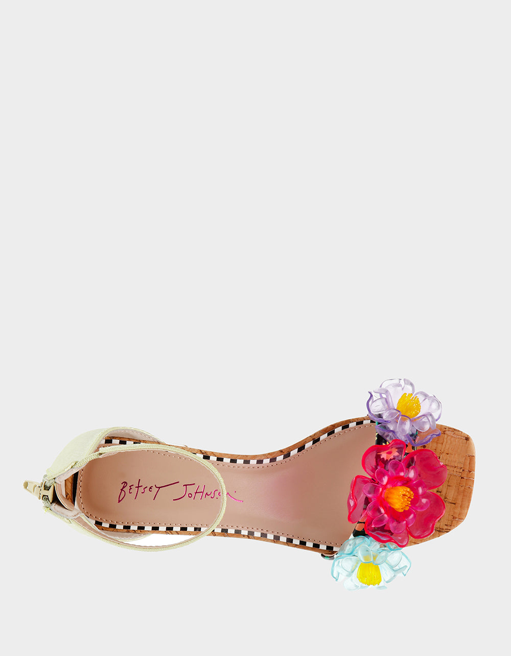 Betsey Johnson Value | OAKLEE GREEN MULTI Floral Sandal