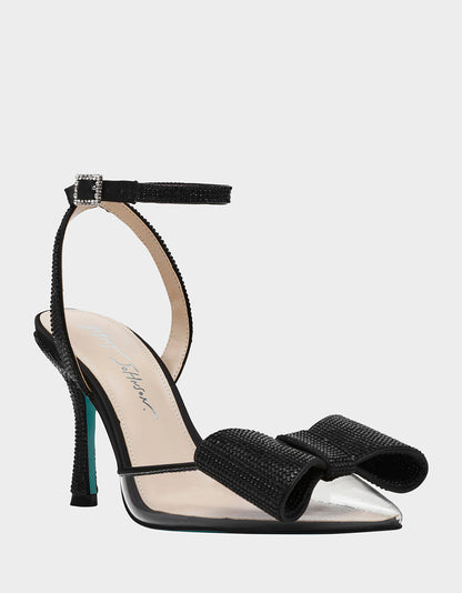 Betsey Johnson Signature | HART BLACK Bow Heels