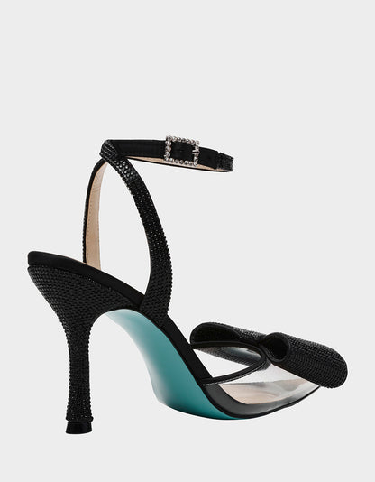 Betsey Johnson Signature | HART BLACK Bow Heels