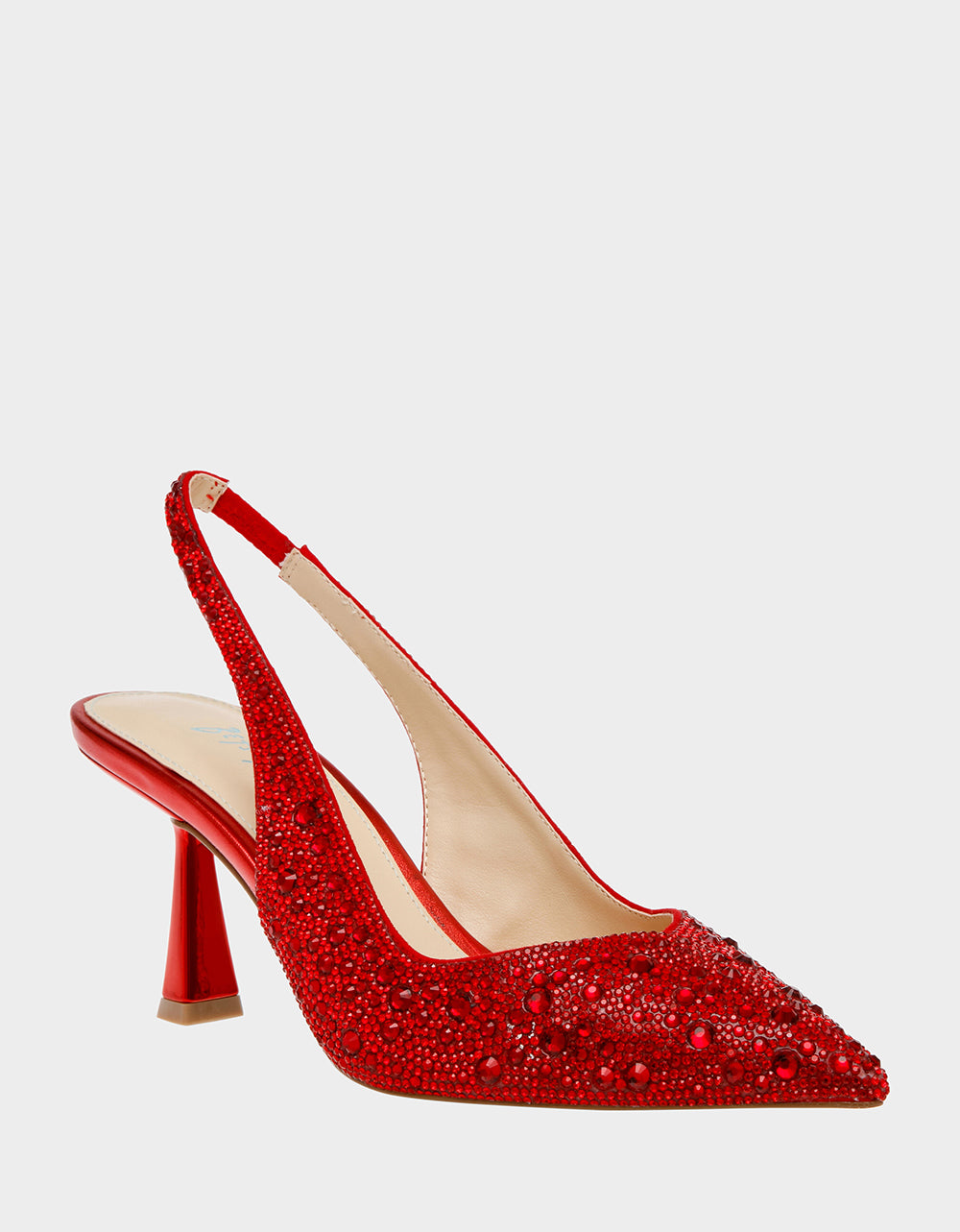 Betsey Johnson Special Offer | CLARK RED Slingback Kitten Heels