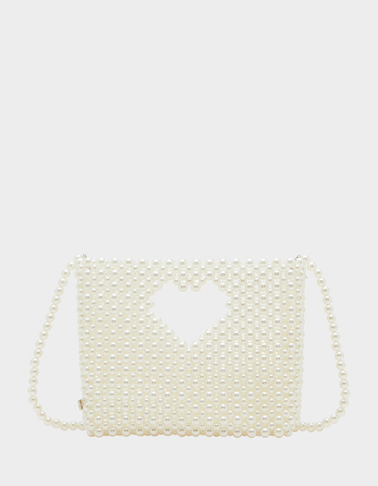 Betsey Johnson Popular | GOSSIP PEARL TOP HANDLE CROSSBODY PEARL