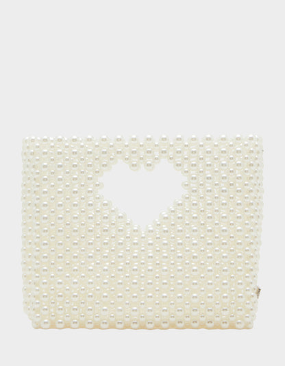 Betsey Johnson Popular | GOSSIP PEARL TOP HANDLE CROSSBODY PEARL