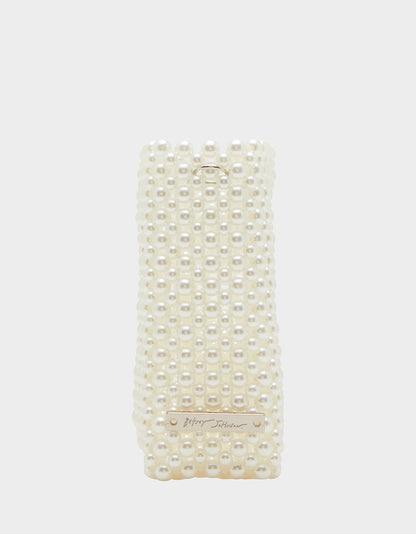 Betsey Johnson Popular | GOSSIP PEARL TOP HANDLE CROSSBODY PEARL